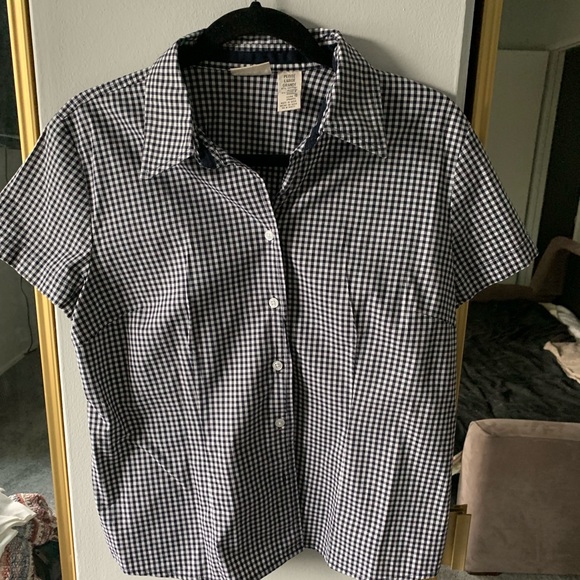 PL b/w checked short sleeve Button up shirt - Picture 1 of 6